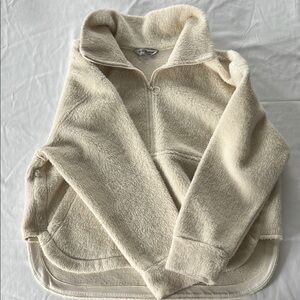 Alpine Design Off-White Fleece Pullover